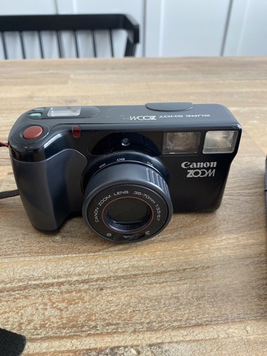Canon Sure Shot Zoom 35-70mm Point & Shoot Film Camera 35mm Lens + Case Clean - Picture 2 of 11