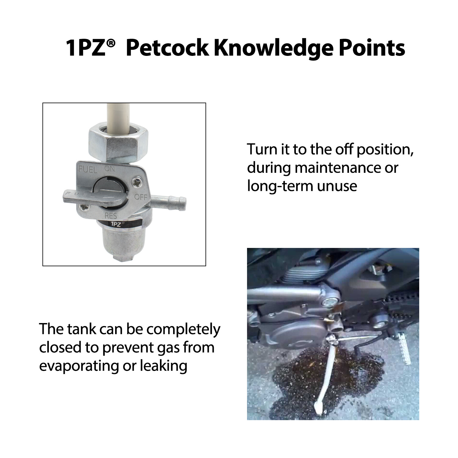 Fuel Valve Petcock Assembly Honda Magna CB750F CB750K CB900C CB900F Super Sport