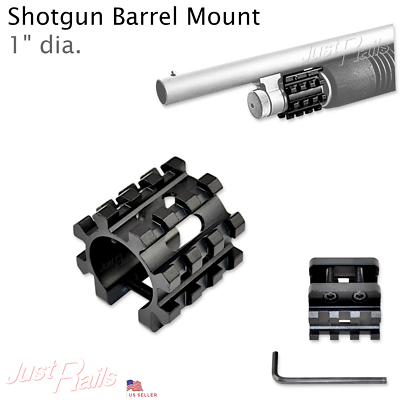 #ad Shotgun Barrel Mount Rail Fits Remington Winchester Mossberg 1quot; 1 inch dia. $9.99