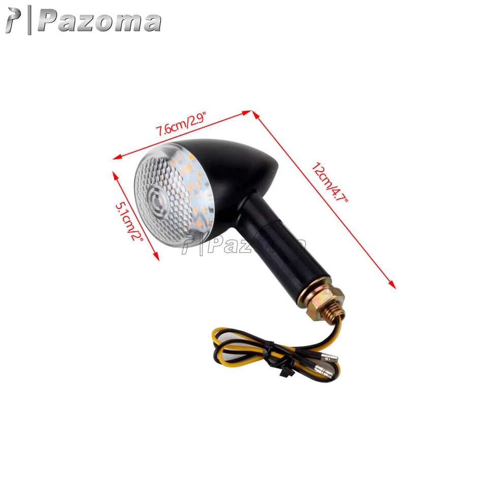Luz de señal de giro trasera de freno de bala LED para Harley Sportster XL 1200/883 Foto 2 de 4