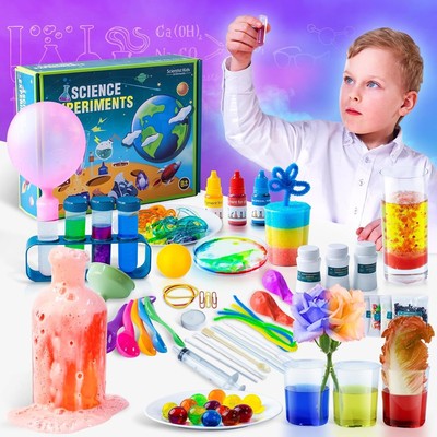 50+ Science Lab Experiments Kit for Kids Age -6-8-12, STEM Activities Education