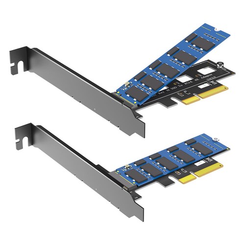 Adattatore M.2 NGFF SSD a PCIE X4 Moltiplicatore riser chiave M (senza dissipato - Photo 6/10