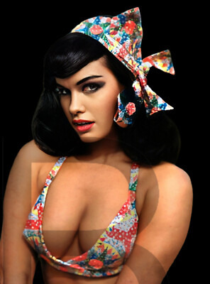 Bettie Page 14 x 11''  Photo Print