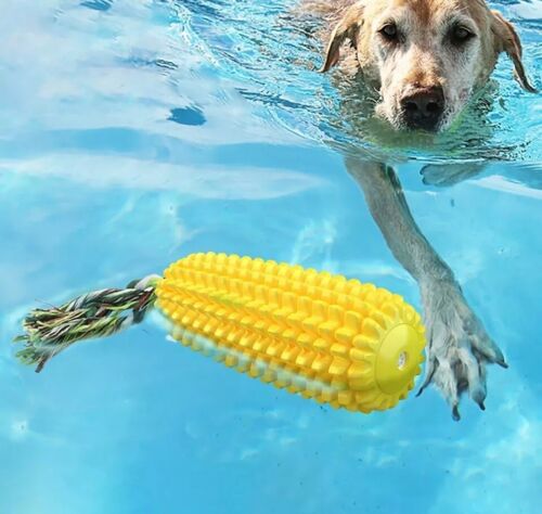 Dog Chew Toys for Aggressive Chewer Teeth Cleaning Durable Squeaky Corn Toys - Picture 7 of 14