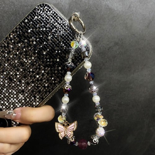 Butterfly Wrist Short Hanging Rope Hand-beaded Pendant Bag Accessories