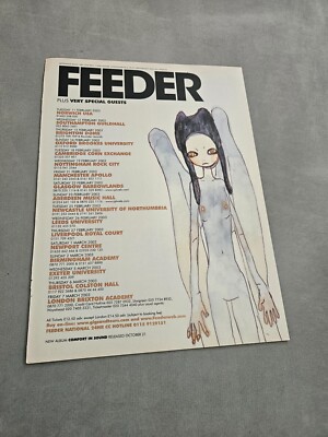 TPEEP185 MAGAZINWERBUNG 11X8'' FEEDER - FEB/MÄRZ 2003 TOURDATEN 