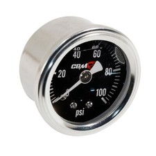 Cbm-xb40285 Cbm Motorsports Inline 18 Npt Pressure Gauge 0-100 Psi