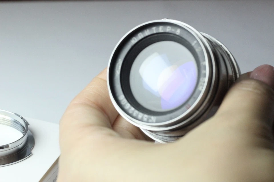 JUPITER-8 f2 50mm M39 Lens for Leica Rangefinder Vintage Soviet Photo Optic - Image 2 of 4