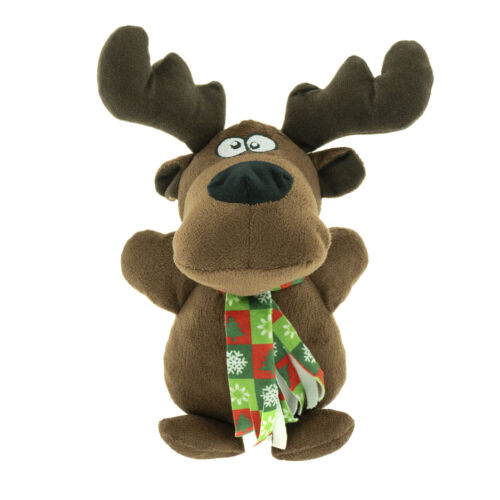 Boże Narodzenie pluszowy renifer brązowy pies zabawka psy zabawka Boże Narodzenie - Zdjęcie 1 z 1