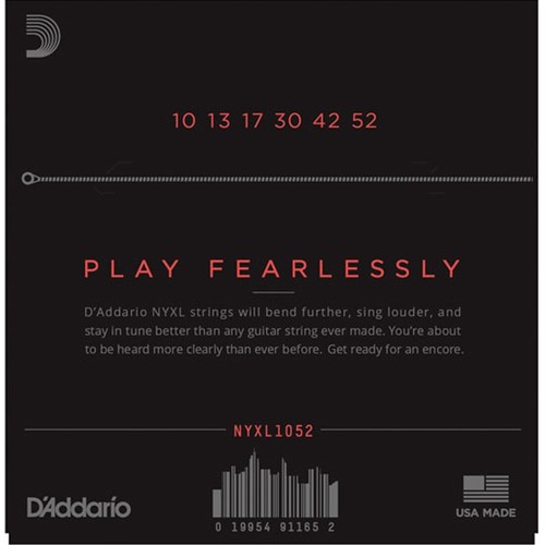 D'Addario NYXL1052 Electric Guitar Strings Nickel 10-52 Light Top / Heavy Bottom - Picture 5 of 5