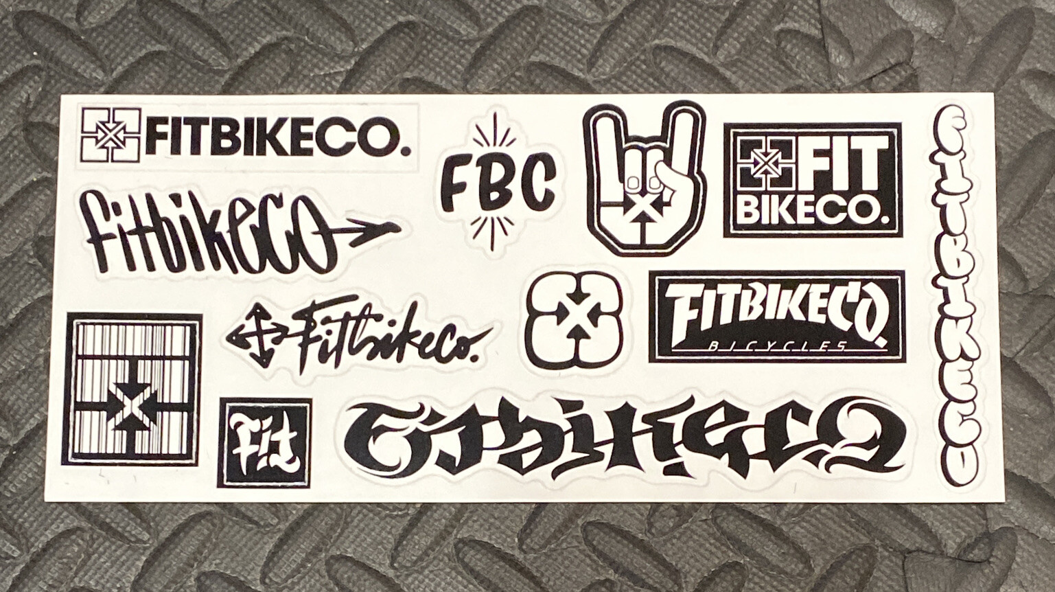 2021 FIT BIKE CO DECAL SHEET BMX BIKES STICKERS DECALS  4 x 10 decal sheet