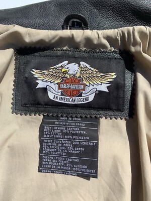 Harley Davidson Men's PANHEAD WANDERER Leather Jacket Large 97034