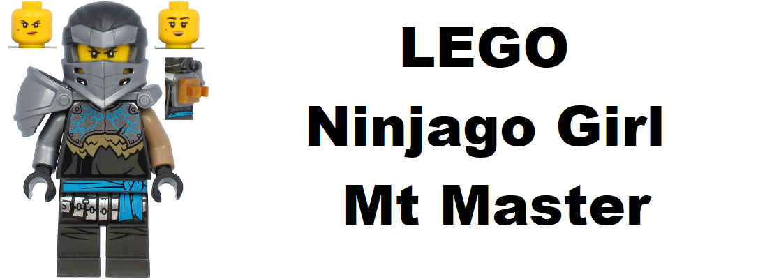 LEGO Ninjago Girl Minifigure HERO Mountain Master Dual Head Blue