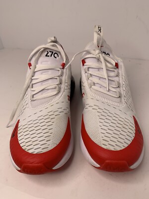 Nike Air Max 270 White University Red Black CJ0550-100 Men display picture 1