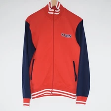 Vintage Sims Men's Size L Multicolored Athletic Zip Up Jacket