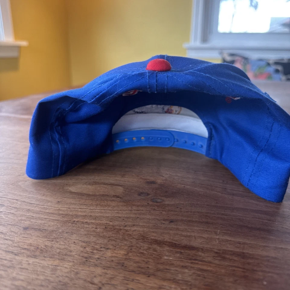 De colección Años 90 Kansas Jayhawks Espalda Script Snapback Sombrero Deportes Especialidades Foto 3 de 4