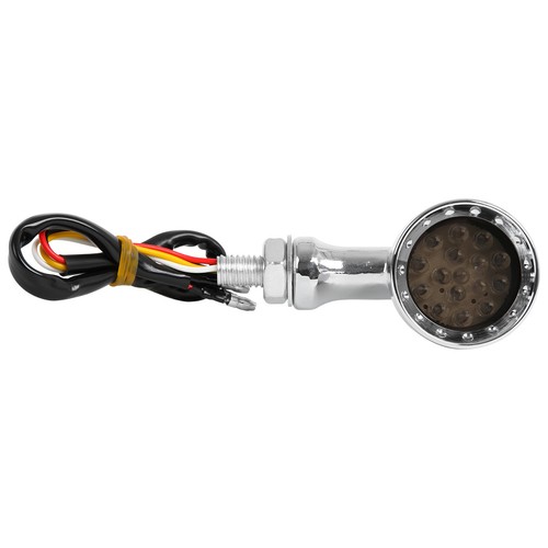 Chrome Motorcycle LED Bullet Blinker Brake Turn Signal Tail Light For Harley A+ - Picture 14 of 14