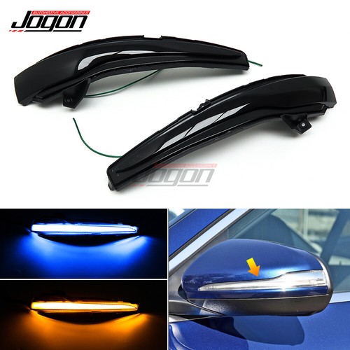 Dynamic Turn Signal Side Mirror Light For Benz C E S GLC Class W205 X253 2015-18 - Foto 1 di 9