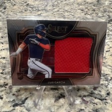 2021 Panini Select Horizontal Rookie Jumbo Swatch #HRJS-LG - Luis Garcia Jersey