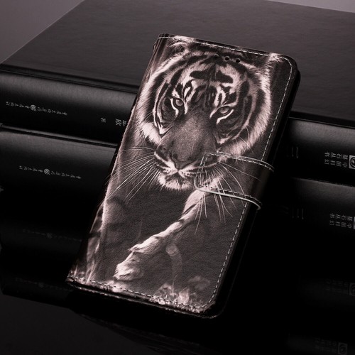 Painted Leather Flip Wallet Phone Case for Samsung S24 A05 A15 A25 A14 A34 A54 - Picture 9 of 20