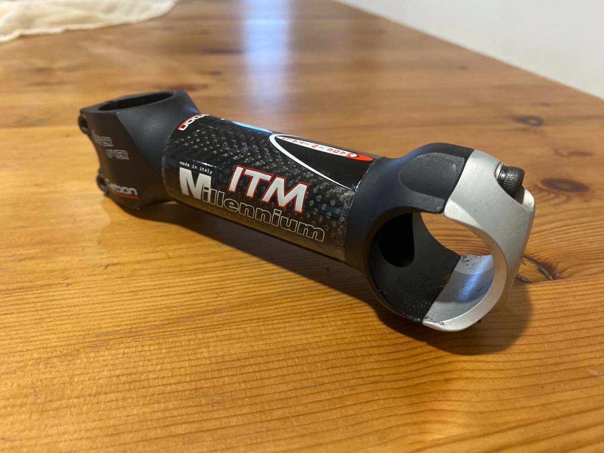ITM 101 カーボンステム 120mm ITM Millennium Carbon Fiber-Wrapped CNC'ed Alloy 120mm 6° Stem