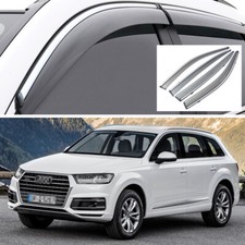Car Window Vent Visor Deflector Shade Sunrain Guards For Audi Q7 2016-2022 Car Window Vent Visor Deflector Shade Sunrain Guards For Audi Q7 2016-2022