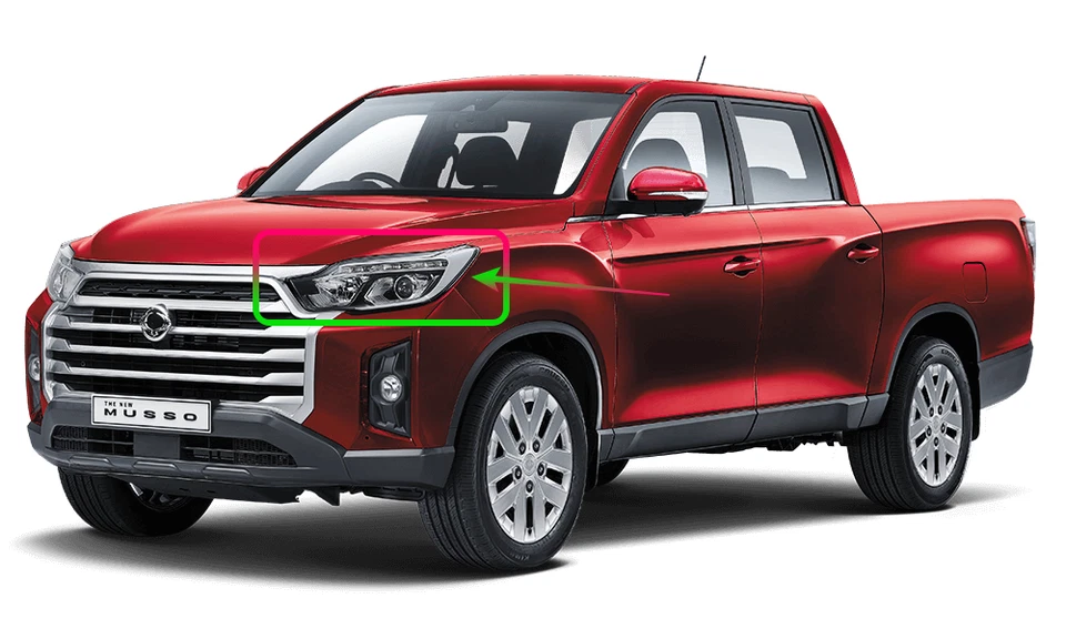 Genuine Head Lamp-LH for Ssangyong MUSSO2/REXTON SPORTS LHD #8310336001 +Express - Image 2 of 2