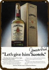 1979 JAMESON IRISH WHISKEY Vintage-Look-Edge ** DECORATIVE REPLICA METAL SIGN **