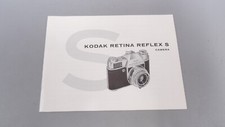 Vintage Kodak Retina Reflex S Camera Instruction Manual / Guide Booklet