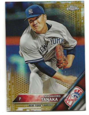 2016 TOPPS CHROME REFRACTOR GOLD #5 MASAHIRO TANAKA 41/50 (YANKEES 