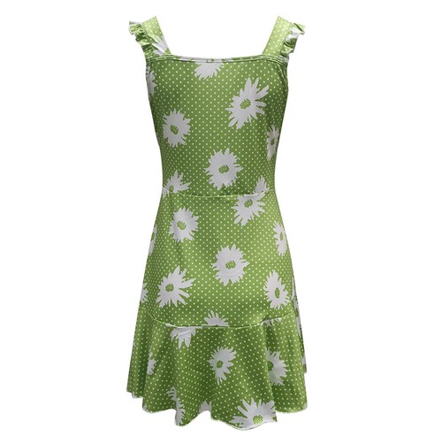 Womens BOHO Floral Strappy Mini Dress Summer Bodycon Party Beach Stretch Dresses - Picture 15 of 25