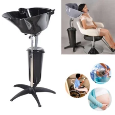 Shampoo Chair Bowl Sink Unit Station Spa Salon Beauty Equipment 55*55*103-139cm