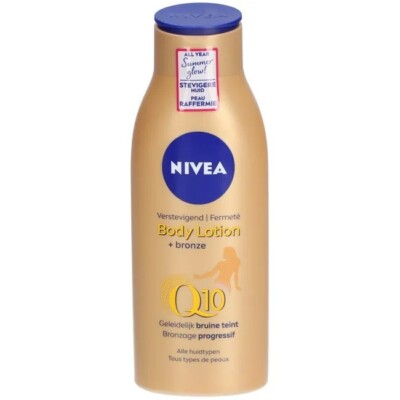 20,75 /L- 6x Nivea Body Lotion Q10 Straffend + Bronze - 400ml