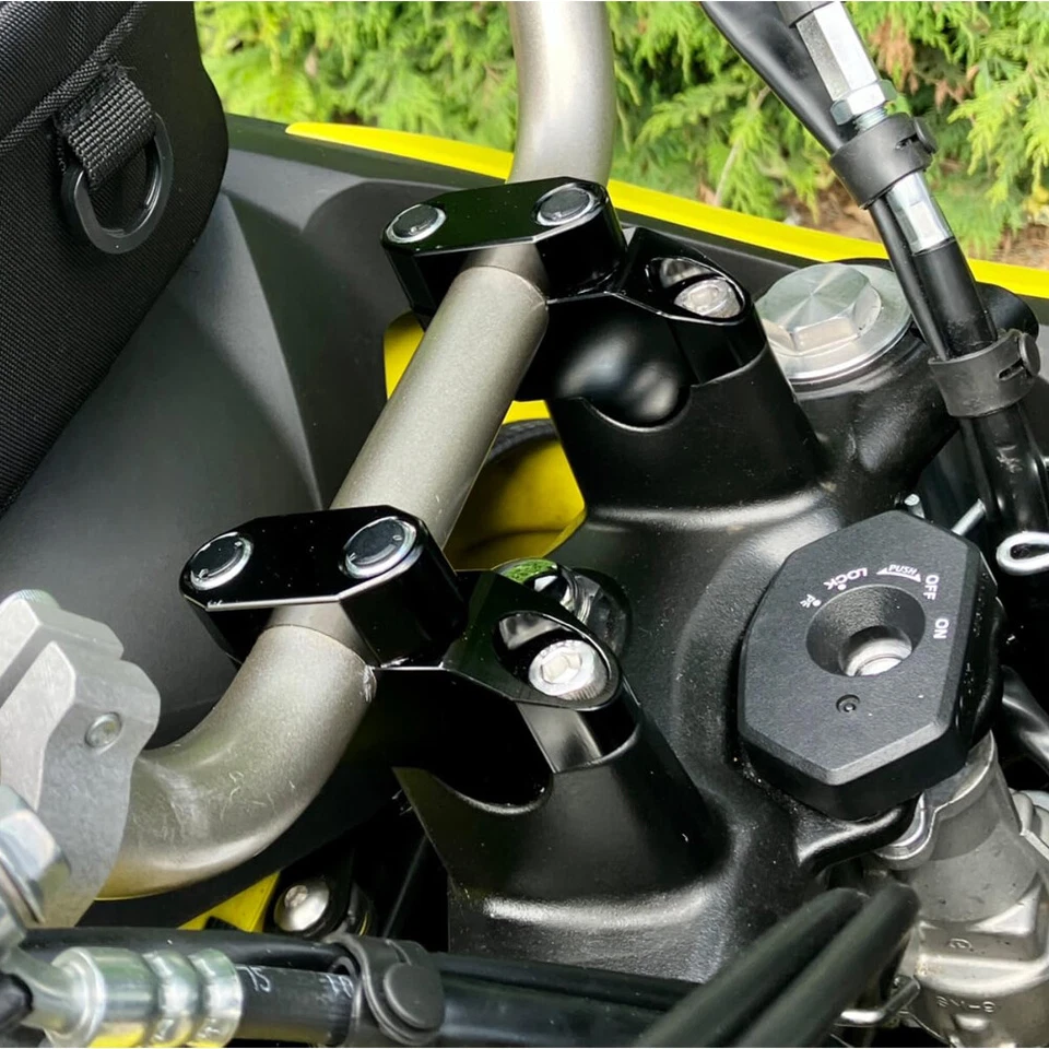 7/8"Offset HandleBar Mount Risers Fit For Triumph Street Triple 675 Scrambler - Image 2 of 4
