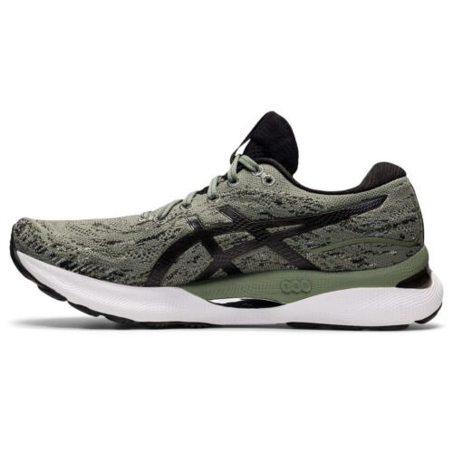 ASICS MEN's Gel-Nimbus 24 Mk Platform Knit Lichen Green/Black 8.5 US (M) - Picture 3 of 9