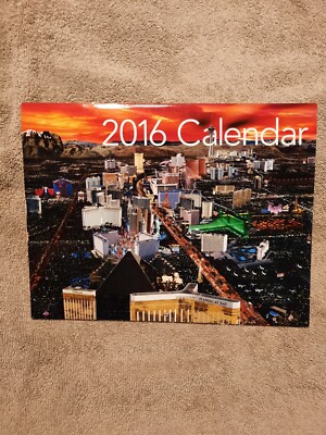 2016 Las Vegas Scenic Wall Calendar