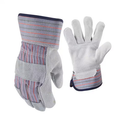 Suede Leather Palm Large Work Gloves - Durable, Comfortable, Heavy Duty Protect - Picture 1 of 6