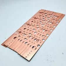 LOT OF 10 HOLD RITE 107-18 COPPER STEEL BRACKET 1-3/4" LENGHT 19"