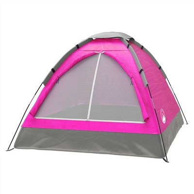 2-Person Dome Tent- Rain Fly & Carry Bag- Easy Set Up-Great for Camping