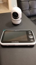 HelloBaby No WiFi Baby Monitor 5" 18 Hrs Battery Pan-Tilt-Zoom Video HB6550...