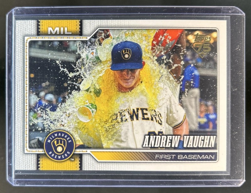 2026 Topps Andrew Vaughn Golden Mirror Variation SSP #303 Brewers