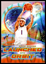 2023-24 Topps Cosmic Chrome Launched Into Orbit Orange Refractor Devin Booker/25