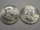 Uncirculated 1963 P&D Franklin Half Dollar