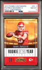 Patrick Mahomes II 2017 Panini Contenders #RY-3 Rookie Of The Year PSA 8 NM-MT