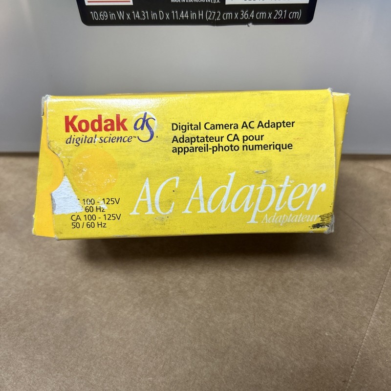 Eastman Kodak DS Digital Science DC200 Series Camera AC Adapter NIB
