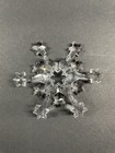 Swarovski Crystal 2004 Annual Snowflake Star Christmas Holiday Ornament 631562