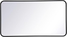 Elegant Decor - MR802240BK - Soft Corner Meta...