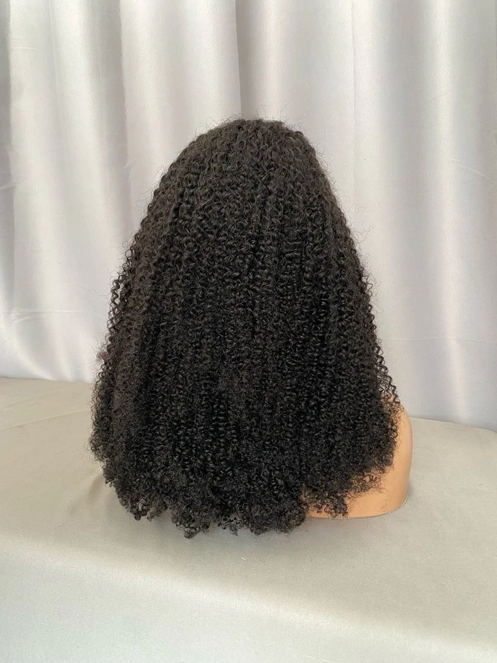 Pelucas delanteras HDLace cabello humano peluca rizada rizada 13x4 cabello humano rizado afro rizado con Foto 3 de 3