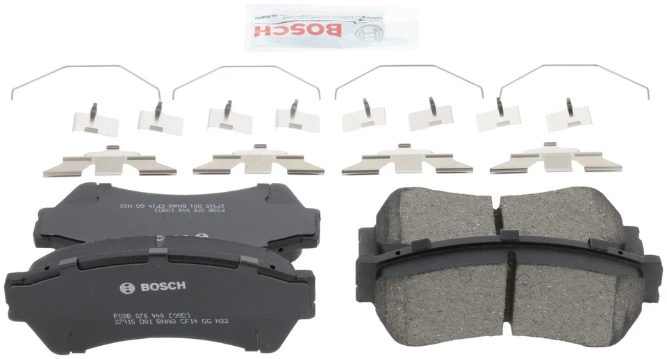 Kit de pastillas de freno y rotor de cerámica Bosch QuietCast para Mazda 6 2006-2013 Foto 4 de 4