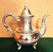 Otto Wolter Kaffeekanne  in 925er (Sterling) Silber, Schw&auml;bisch Gm&uuml;nd, 1910/20